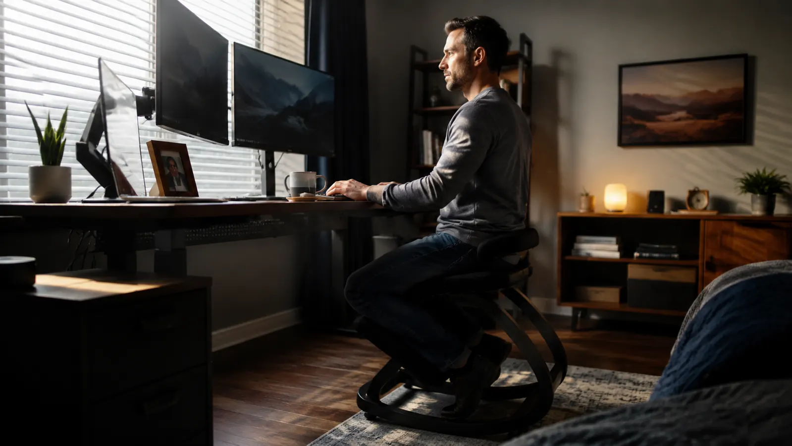 How to Fix Desk Posture With a Kneeling Chair