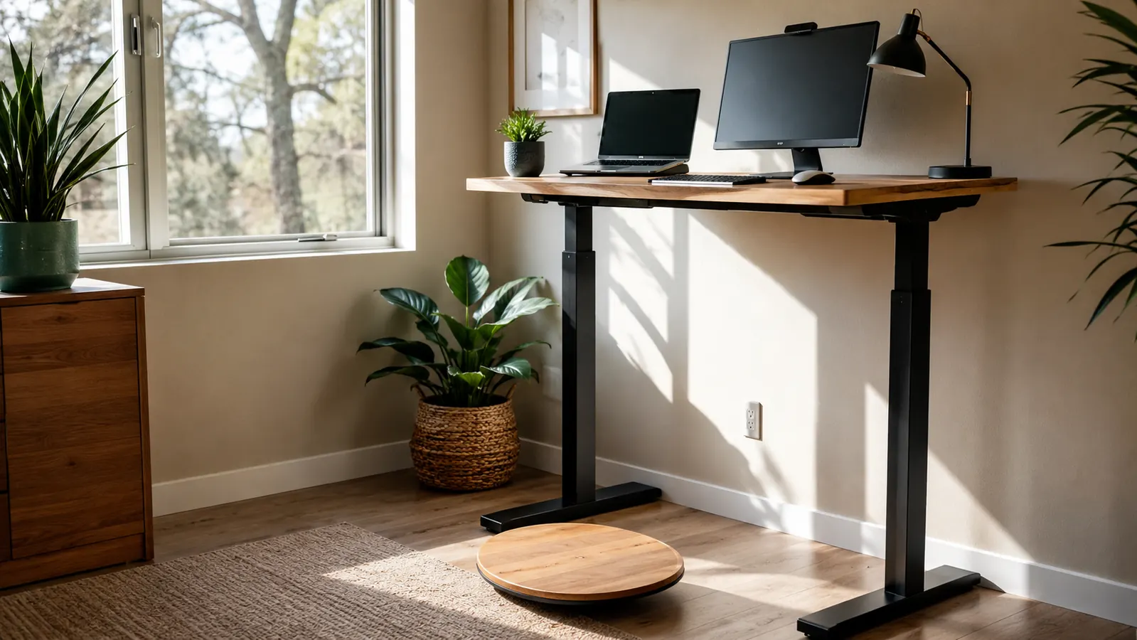 How to Stay Active at a Standing Desk With a Balance Board